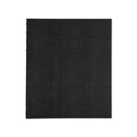Miraclebind Notebook, 1 Subject, Medium-college Rule, Black Cover, 11 X 9.06, 75 Sheets