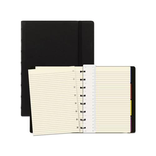 Notebook, 1 Subject, Medium-college Rule, Black Cover, 8.25 X 5.81, 112 Sheets