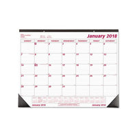 Monthly Desk Pad Calendar, Chipboard, 22 X 17, 2021