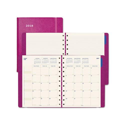 Monthly Planner, 10.75 X 8.5, Fuchsia, 2020-2021