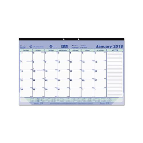 Monthly Desk Pad Calendar, 17.75 X 10.88, 2021