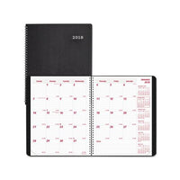 Duraflex 14-month Planner, 8.88 X 7.13, Black, 2021