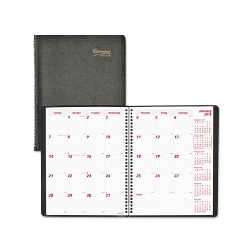 Essential Collection 14-month Ruled Planner, 11 X 8.5, Black, 2021