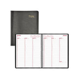 Essential Collection Weekly Appointment Book, 11 X 8.5, Black, 2021