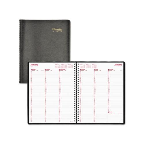 Essential Collection Weekly Appointment Book, 11 X 8.5, Black, 2021
