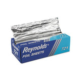 Pop-up Interfolded Aluminum Foil Sheets, 12 X 10 3-4, Silver, 500-box