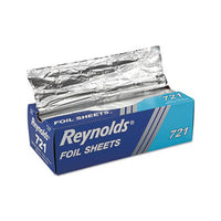 Interfolded Aluminum Foil Sheets, 12 X 10 3-4, Silver, 500-box, 6 Boxes-carton