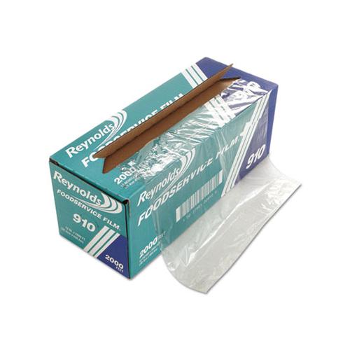 Pvc Film Roll With Cutter Box, 12" X 2000 Ft, Clear