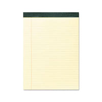 Recycled Legal Pad, Wide-legal Rule, 8.5 X 11, Canary, 40 Sheets, Dozen