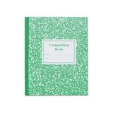 Grade School Ruled Composition Book, Manuscript, Green, 9.75 X 7.75, 50 Sheets