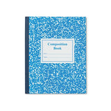 Grade School Ruled Composition Book, Manuscript, Blue, 9.75 X 7.75, 50 Sheets
