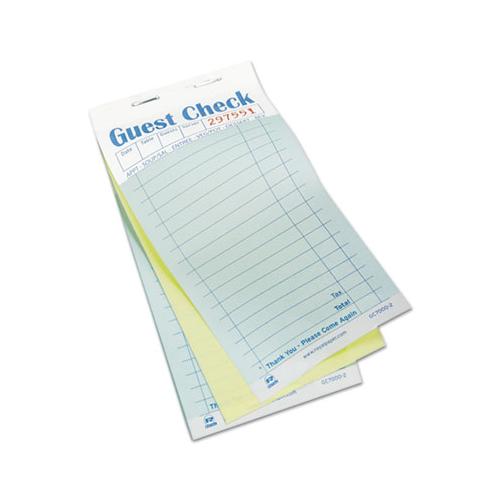 Guest Check Book, Carbonless Duplicate, 3 2-5 X 6 7-10, 50-book, 50 Books-carton
