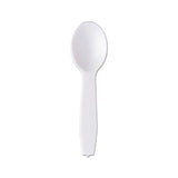 Polystyrene Taster Spoons, White, 3000-carton