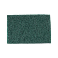 Medium-duty Scouring Pad, 6 X 9, Green, 60-carton