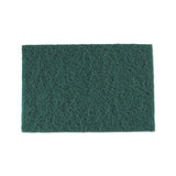 Medium-duty Scouring Pad, 6 X 9, Green, 60-carton