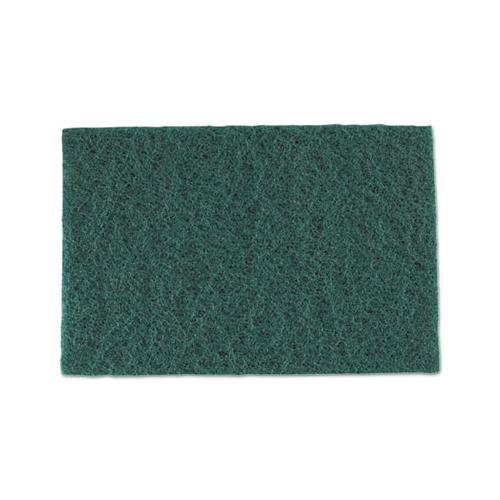 Medium-duty Scouring Pad, 6 X 9, Green, 60-carton