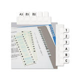 Legal Index Tabs, 1-12-cut Tabs, A-z, White, 0.44" Wide, 104-pack