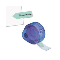 Arrow Message Page Flags In Dispenser, "please Initial", Mint, 120-dispenser