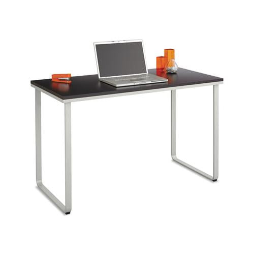 Steel Workstation, 47.25w X 24d X 28.75h, Black-silver