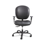 Alday Intensive-use Chair, Supports Up To 500 Lbs., Black Seat-black Back, Black Base