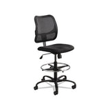 Vue Series Mesh Extended-height Chair, 33" Seat Height, Supports Up To 250 Lbs., Black Seat-black Back, Black Base