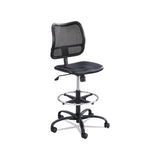 Vue Series Mesh Extended-height Chair, 33" Seat Height, Supports Up To 250 Lbs., Black Seat-black Back, Black Base