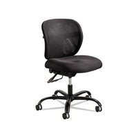 Vue Intensive-use Mesh Task Chair, Supports Up To 500 Lbs., Black Seat-black Back, Black Base