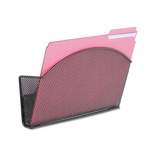 Onyx Magnetic Mesh Panel Accessories, Single File Pocket, Black