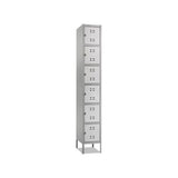 Box Locker, 12w X 18d X 78h, Two-tone Gray