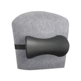 Lumbar Support Memory Foam Backrest, 14.5w X 3.75d X 6.75h, Black