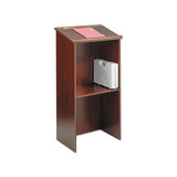 Stand-up Lectern, 23w X 15.75d X 46h, Mahogany