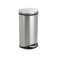 Step-on Medical Receptacle, 7.5 Gal, Stainless Steel