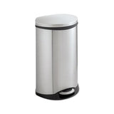 Step-on Medical Receptacle, 12.5 Gal, Stainless Steel