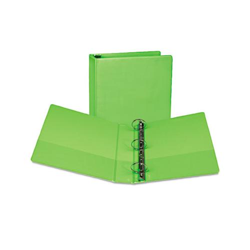 Earth’s Choice Biobased Durable Fashion View Binder, 3 Rings, 2" Capacity, 11 X 8.5, Lime, 2-pack