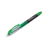 Liquid Pen Style Highlighters, Chisel Tip, Fluorescent Green, Dozen