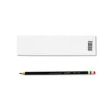 Col-erase Pencil With Eraser, 0.7 Mm, 2b (#1), Green Lead, Green Barrel, Dozen