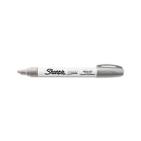 Permanent Paint Marker, Medium Bullet Tip, Silver