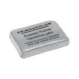 Design Kneaded Rubber Art Eraser, Rectangular, Large, Gray