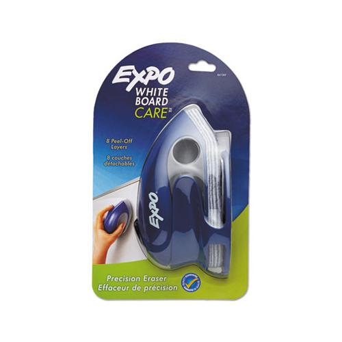 Dry Erase Precision Point Eraser With Replaceable Pad, 7.6" X 3.4" X 3.6"
