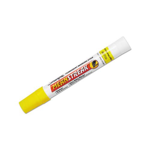 Mean Streakmarking Stick, Broad Bullet Tip, Yellow