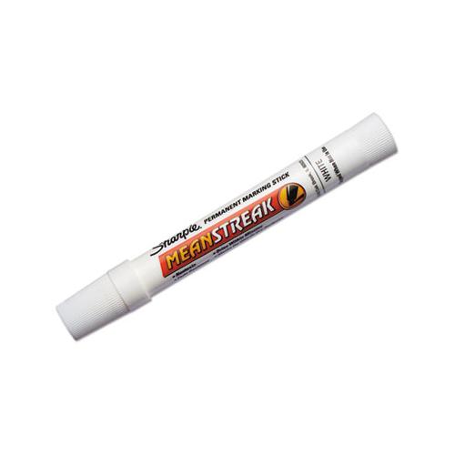 Mean Streakmarking Stick, Broad Chisel Tip, White