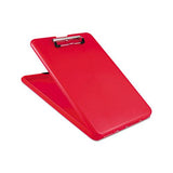 Slimmate Storage Clipboard, 1-2" Clip Capacity, Holds 8 1-2 X 11 Sheets, Red