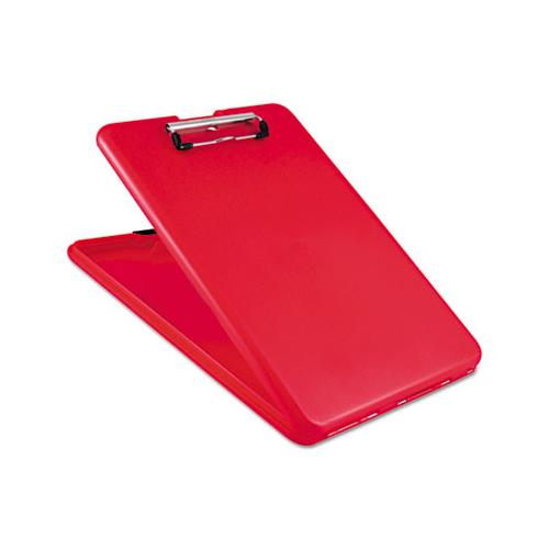 Slimmate Storage Clipboard, 1-2" Clip Capacity, Holds 8 1-2 X 11 Sheets, Red