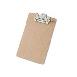 Recycled Hardboard Archboard Clipboard, 2" Clip Cap, 8 1-2 X 12 Sheets, Brown