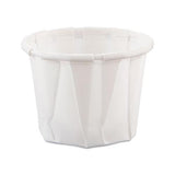 Paper Portion Cups, .75oz, White, 250-bag, 20 Bags-carton