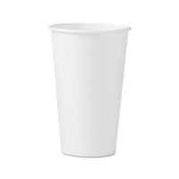 Polycoated Hot Paper Cups, 16 Oz, White