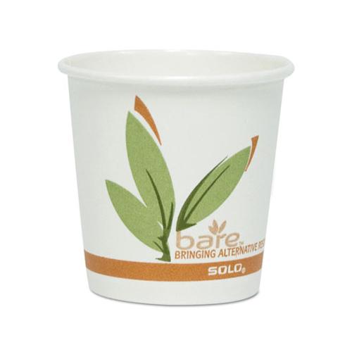 Bare By Solo Eco-forward Recycled Content Pcf Paper Hot Cups, 12 Oz, 1,000-ct