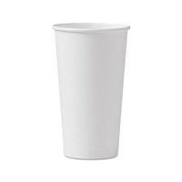 Polycoated Hot Paper Cups, 20 Oz, White, 600-carton