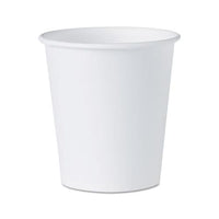 White Paper Water Cups, 3oz, 100-pack