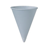 Bare Treated Paper Cone Water Cups, 6 Oz, White, 200-sleeve, 25 Sleeves-carton